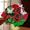 Click to see more photos of RR068: 15 Red Roses Table Arrangement Delivery