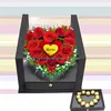 Click to see more photos of RR070: 12 Red roses With 12 Rocher in the drawer