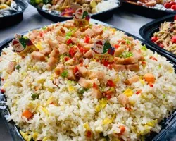 Christmas Fried Rice with Diced Honey Ham | Customer Photo | Spark and Flame Catering (The Flame Cafe N Spark Restaurant)