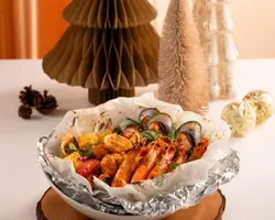 Cajun Spiced Seafood in A Bag | Customer Photo | Stamford Catering