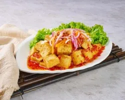 ﻿Thai Fried Tofu  | Customer Photo | Thai palace