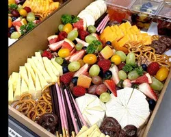 Festive Fruit & Cheese Grazing Tray (Appx for 10pax) | Customer Photo | The Orange Lantern Gourmet Kitchen