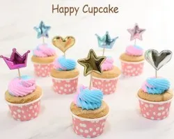 35pcs - Happy Cupcake 满月纸杯蛋糕 | Customer Photo | Xin Yi Pin Catering Pte Ltd