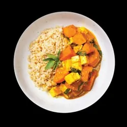 Vegan Peranakan Curry With Brown Rice | YoloFoods