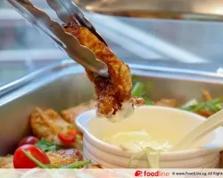 Beancurd Prawn Roll with Mayonnaise Dip 腐⽪虾卷 | Customer Photo | Yea! Mama Catering