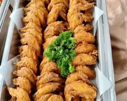 Crispy prawn paste chicken wing 虾酱鸡翅 | Customer Photo | Yeh Lai Siang Catering Service