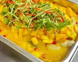 Thai style mango baked sliced fish 泰式芒果烤鱼片 | Customer Photo | Yeh Lai Siang Catering Service